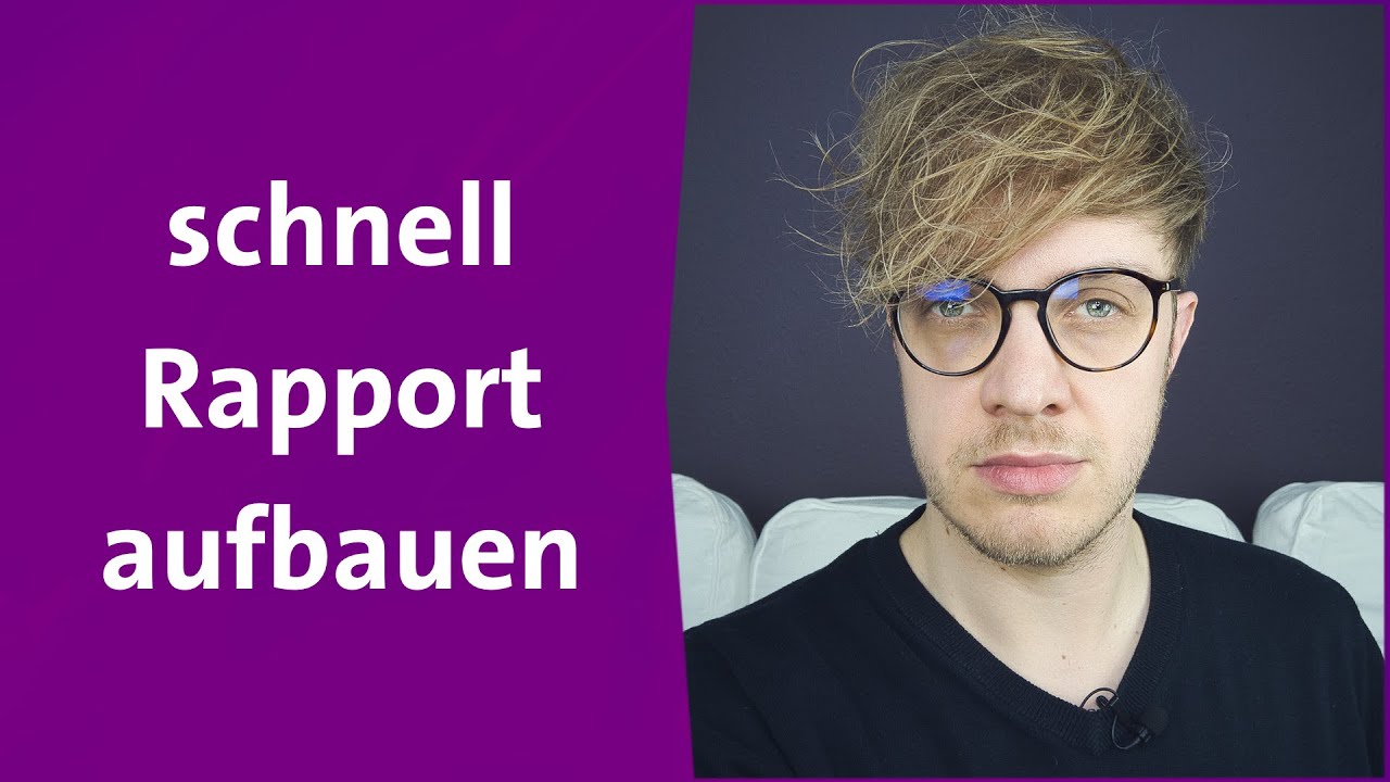 Hypnose lernen: Schnell Rapport aufbauen
