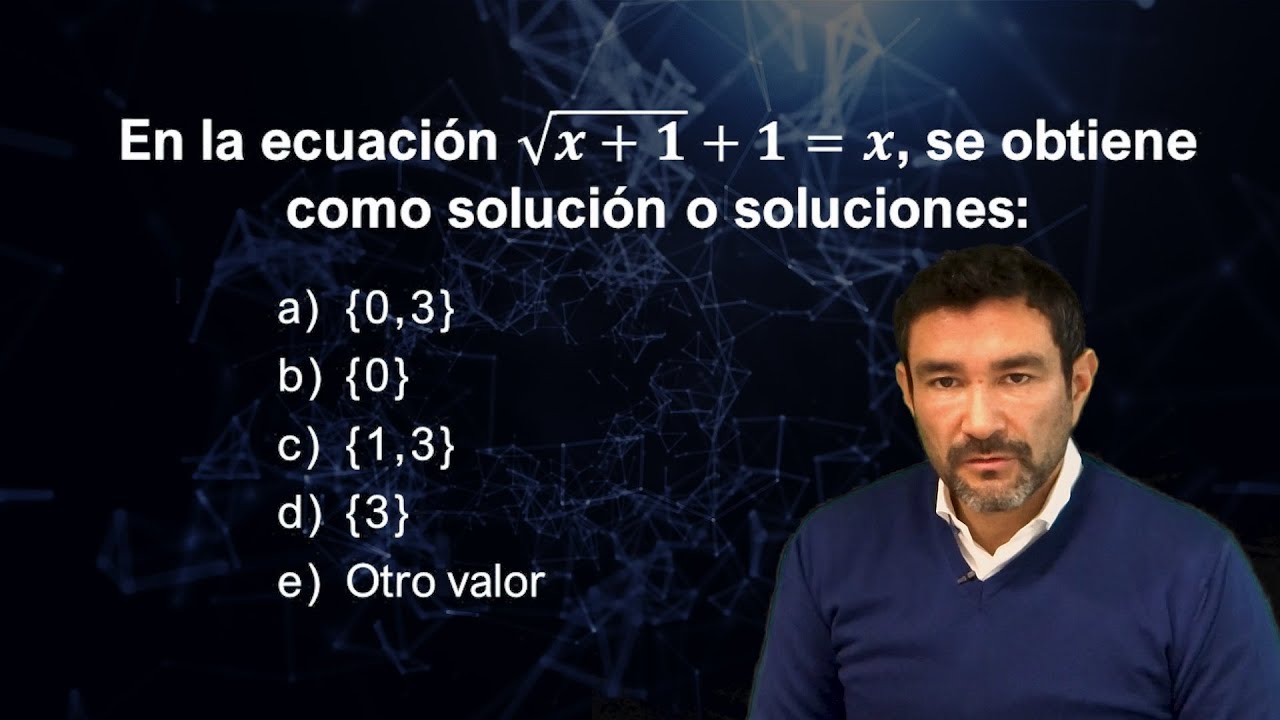Miniclase de Ecuación Irracional - Profe Mauro Quintana