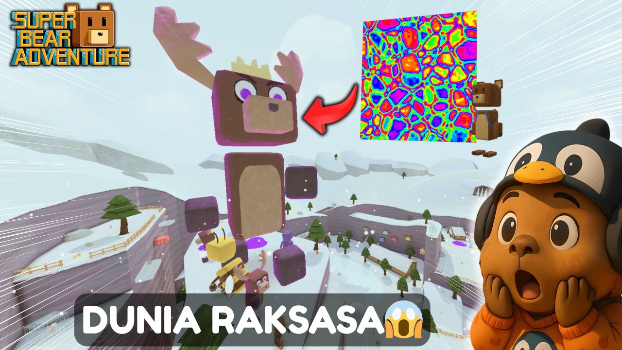 PORTAL WARNA WARNI MENUJU DUNIA RAKSASA😱SUPER BEAR ADVENTURE