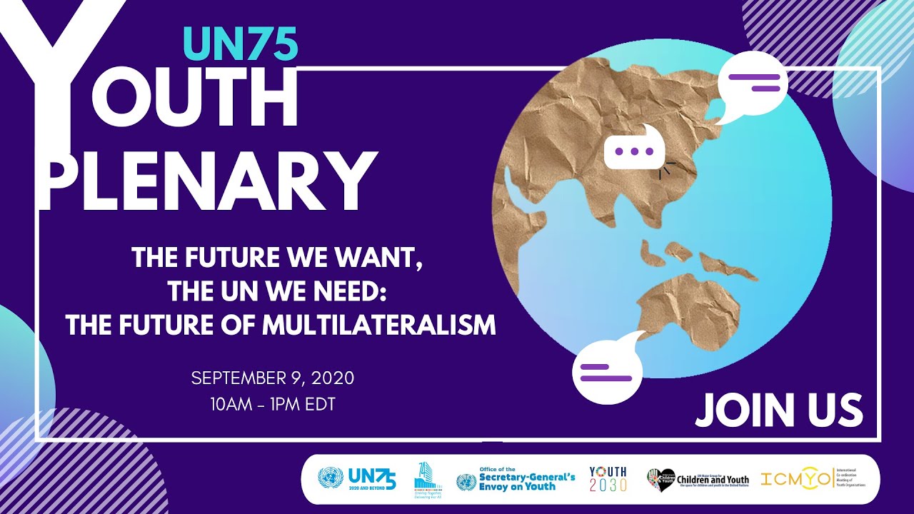 UN75 Youth Plenary (9 September 2020)