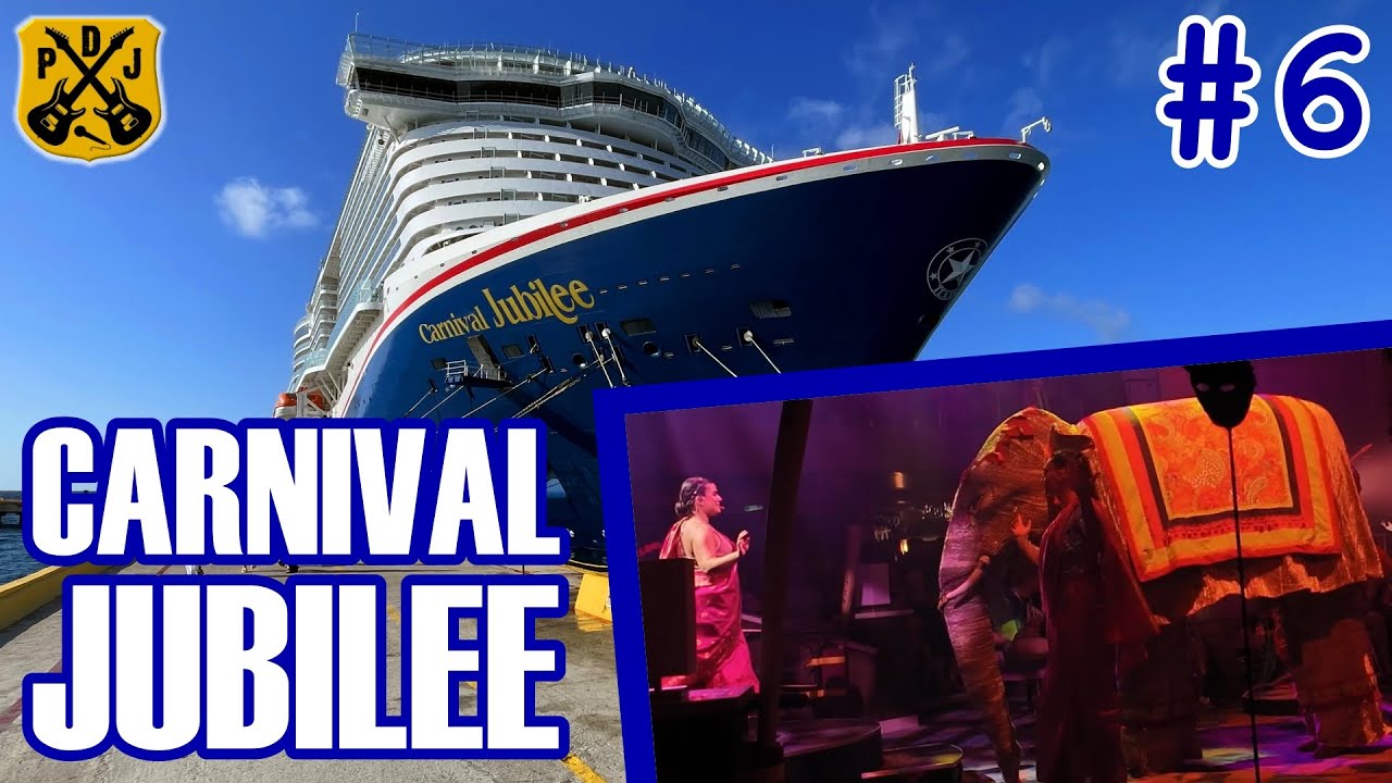 Carnival Jubilee Pt.6 - Cucina Lunch, Outside Exploration, Celestial Strings, We Are One, Debark