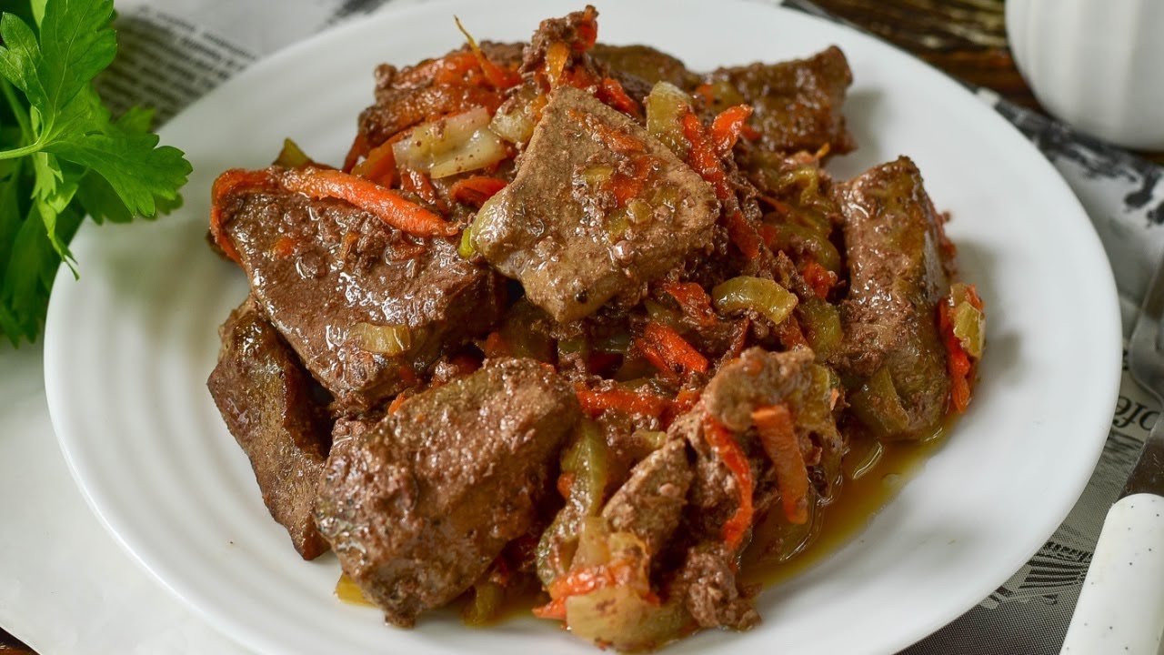 🍲 Самый простой способ приготовления вкусной жареной свиной печени &mdash; видео рецепт от Аймкук