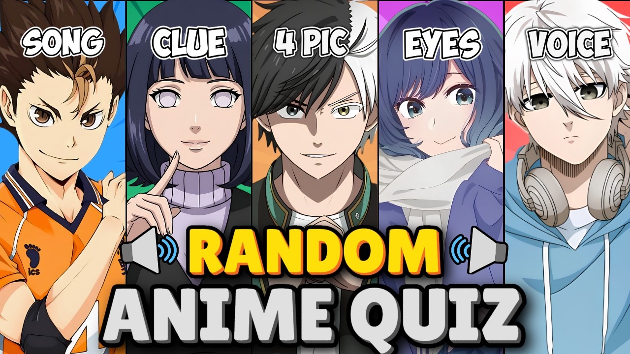 🎮 ANIME RANDOM QUIZ 🔥 Guess Fast, Pick Right, Make It Out Alive! 😈