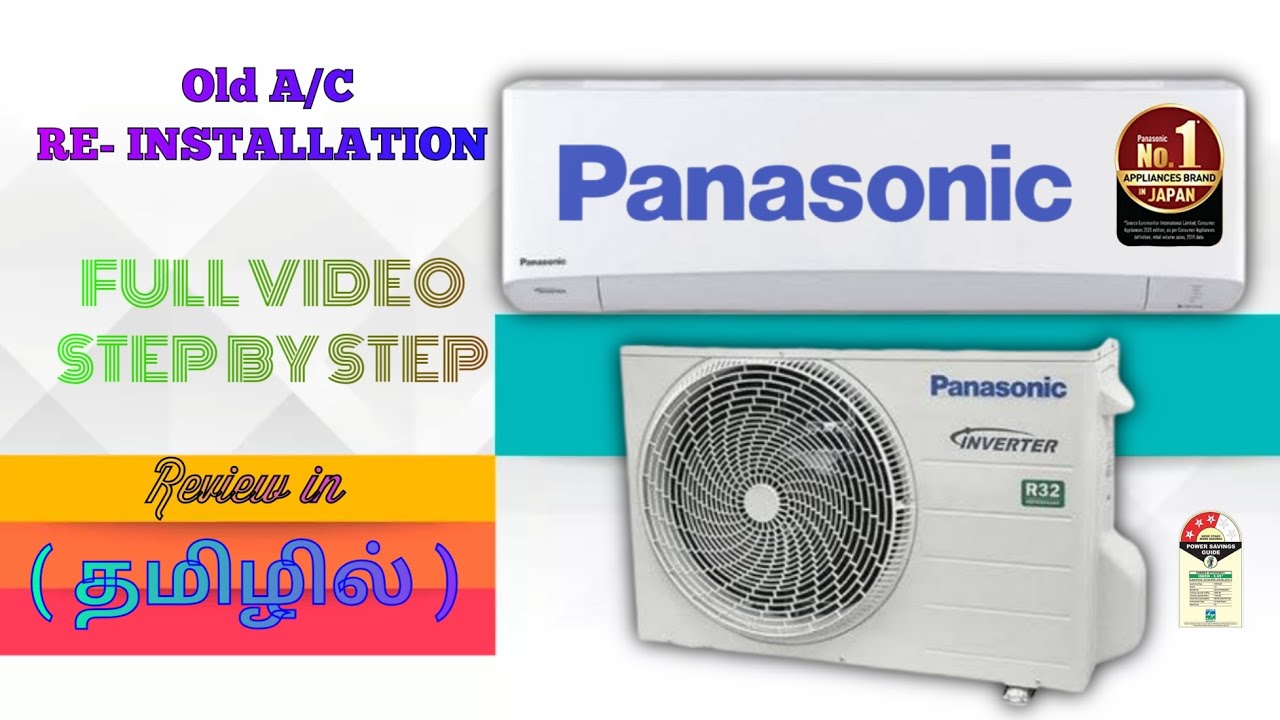 Old split AC Re- Installation | Full video step by step | review in Tamil 