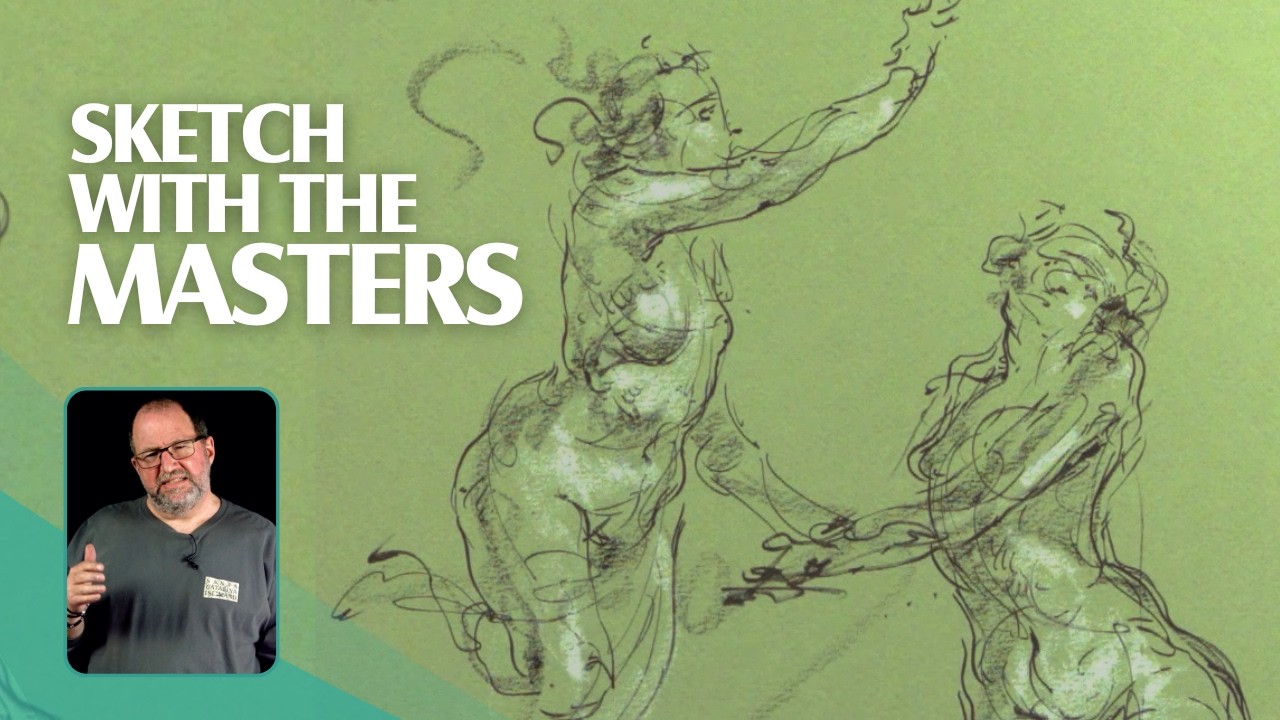 Sketching Figures on Toned Paper with Sheldon Borenstein
