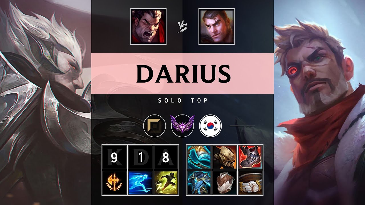 Darius Top vs Jayce - KR Master Patch 25.21