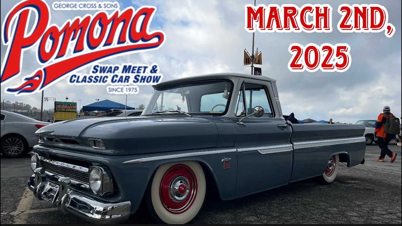 Pomona Swapmeet & Classic Car Show (March 2nd, 2025) | 50 Years of Classic Cars, Hot Rods, & More