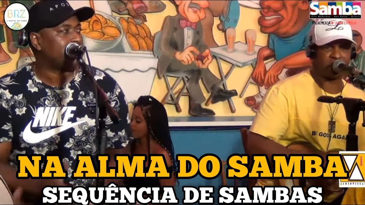 Na Alma do Samba - Posso At&eacute; me Apaixonar / Nascente da Paz / Brilho no Olhar  | Roda de Samba