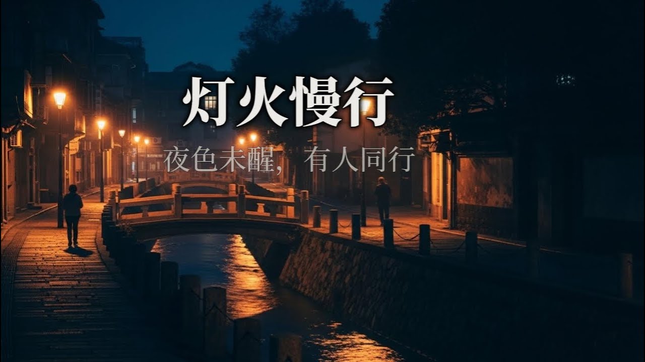 《灯火慢行》｜夜色未醒，有人同行｜现代国风电影感｜Chinese Style · Night Walk Cinematic Music