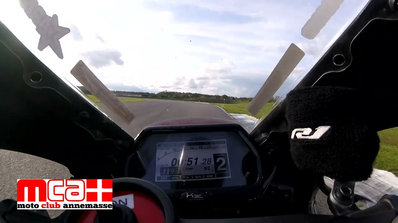1'30'5 au circuit de Bresse, Yamaha R1 #410, Arnaud David, 13 octobre 2024