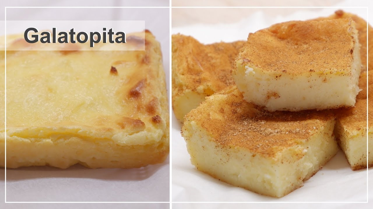 Galatopita | Griechischer Milchkuchen ohne Filoteig | Super einfach | Lecker | SinahsBakwahn