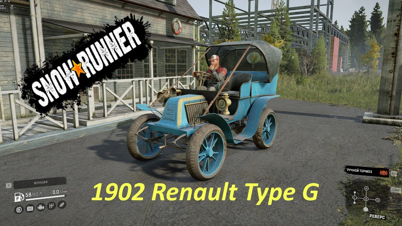 1902 Renault Type G for SnowRunner