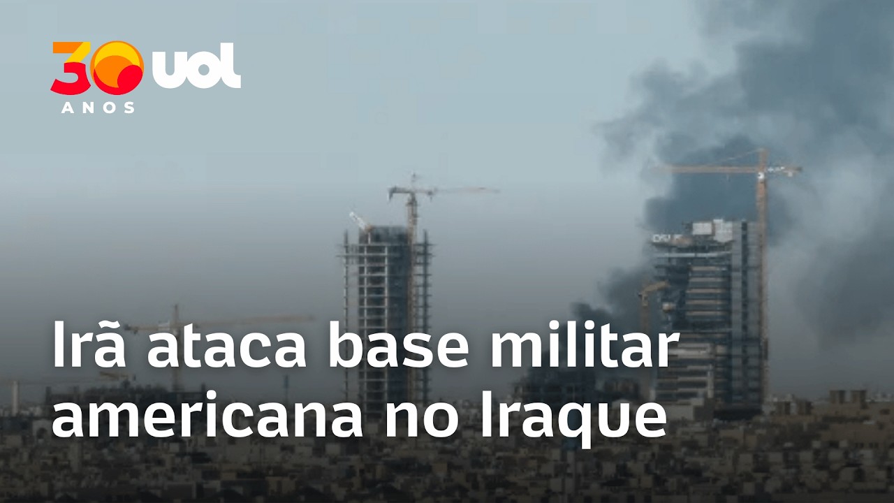 Irã ataca base militar americana no Iraque após ser bombardeado pelos EUA e por Israel
