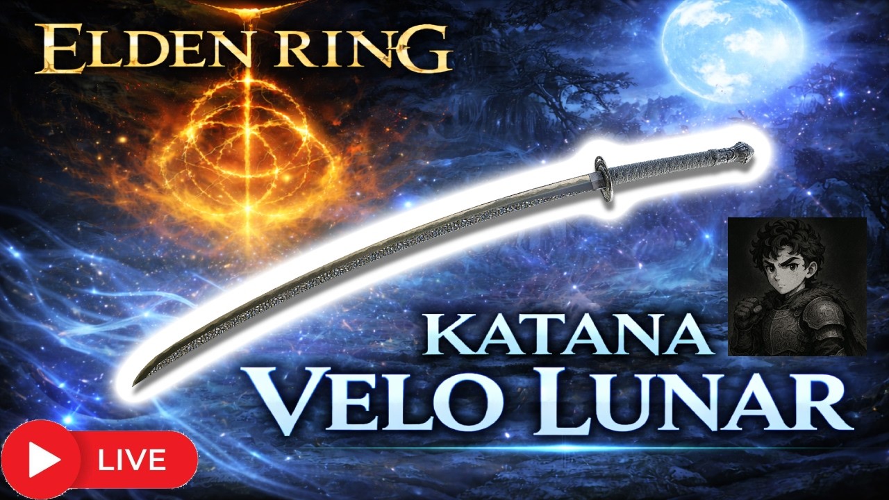 🔥ELDEN RING ⚔️ Katana Velo Lunar está ROTA | EN VIVO