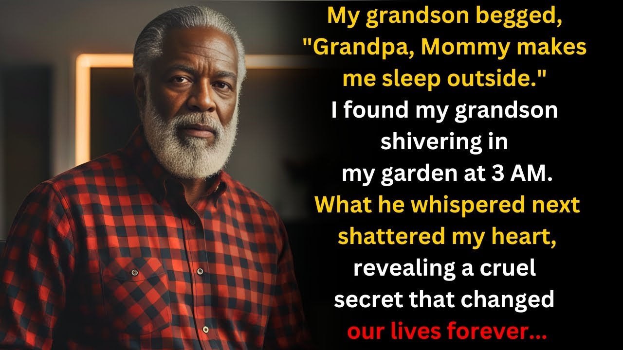 I asked-“Why are you sleeping in the garden?”-What my grandson revealed broke my heart!