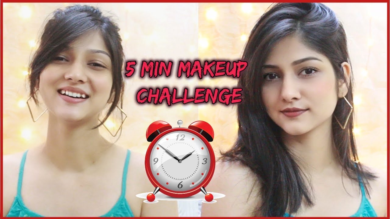 5 MIN MAKEUP CHALLENGE | EVERYDAY MAKEUP ROUTINE | JULY 2018