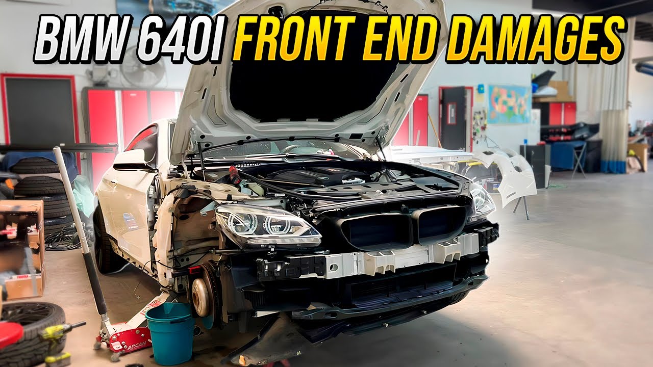REBUILDING A CRASHED BMW 640I