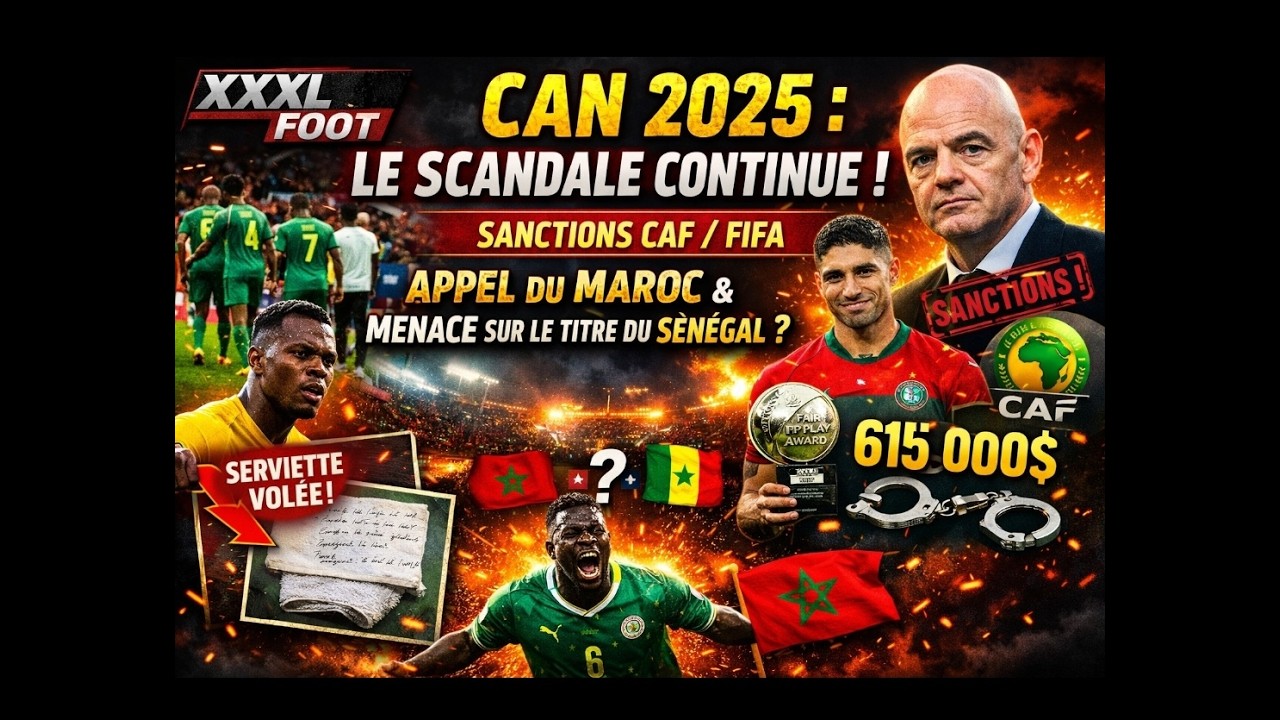 CAN 2025:Les Nouvelles Révélations Choc.Scandale Continue, Sanctions, Menace sur le Titre du Sénégal