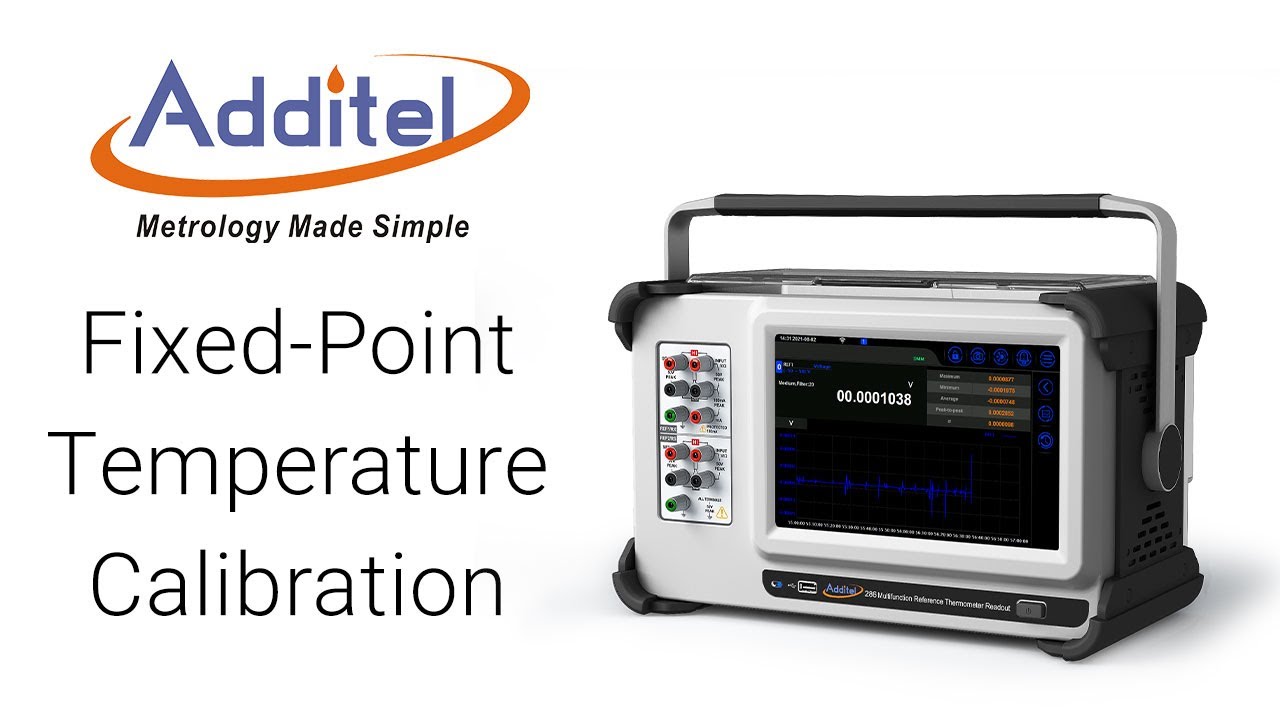Fixed-Point Temperature Calibration with the Additel 286