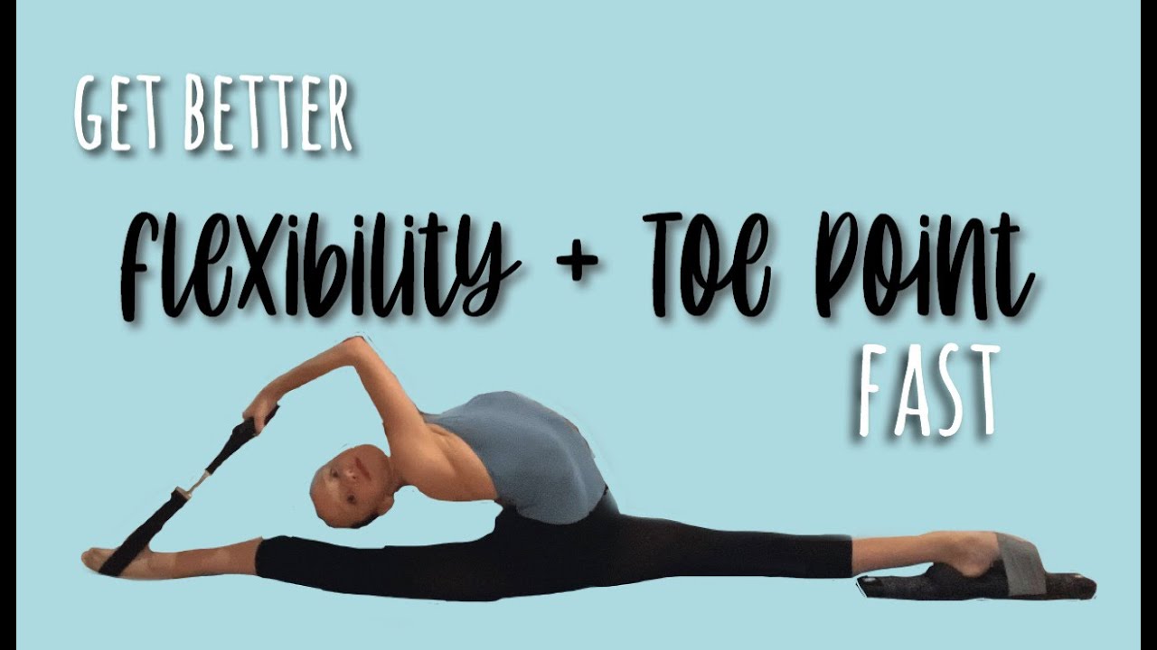 STRETCHING & STRENGTHENING for dancers + gymnasts (Toe Point, Higher Releve, Flexibility, Turnout)