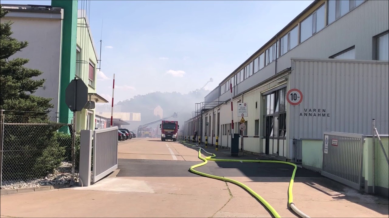 Rodenbach: Großbrand im Chemieunternehmen De Nora