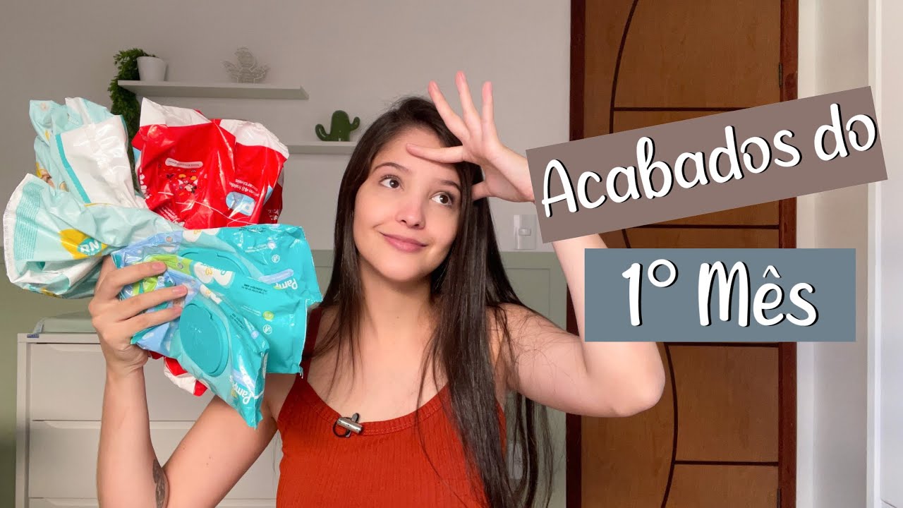 Acabados do Primeiro Mês do Bebê | Quantas Fraldas ele Usou