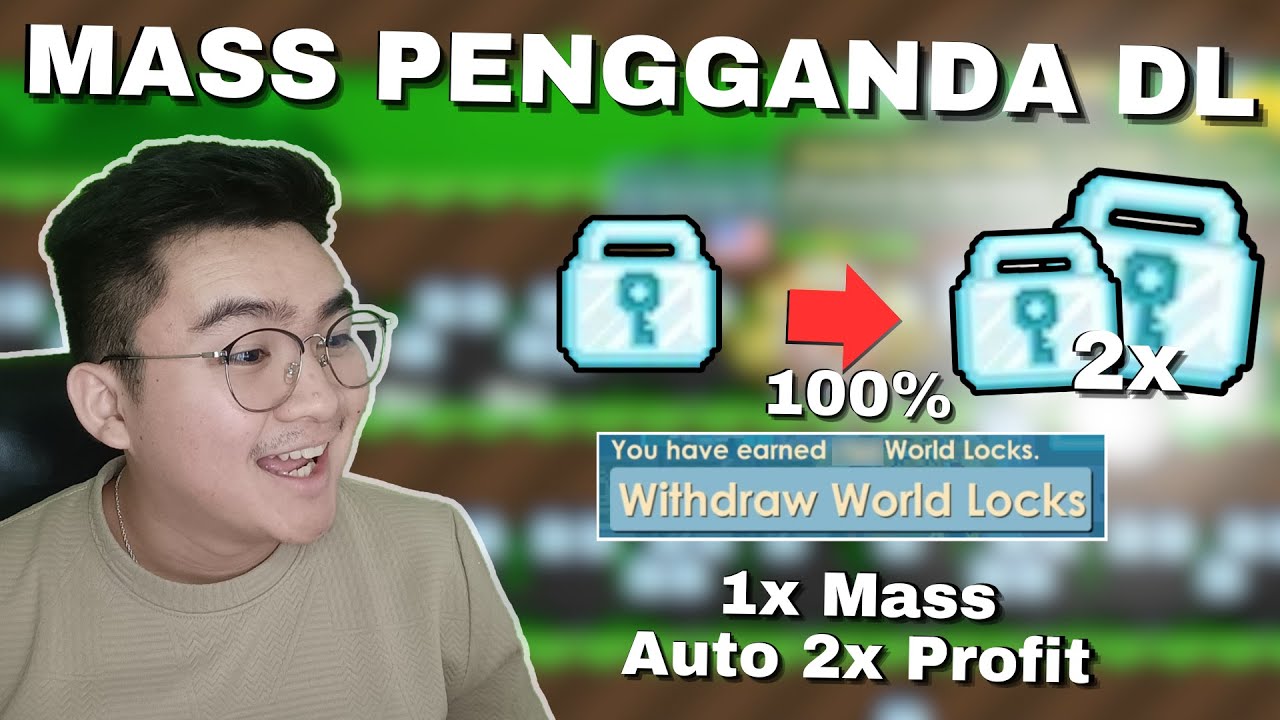 AUTO KAYA!! MASS PENGGANDA DL INI OP COI! | Growtopia 2024 Mass Profit 2024