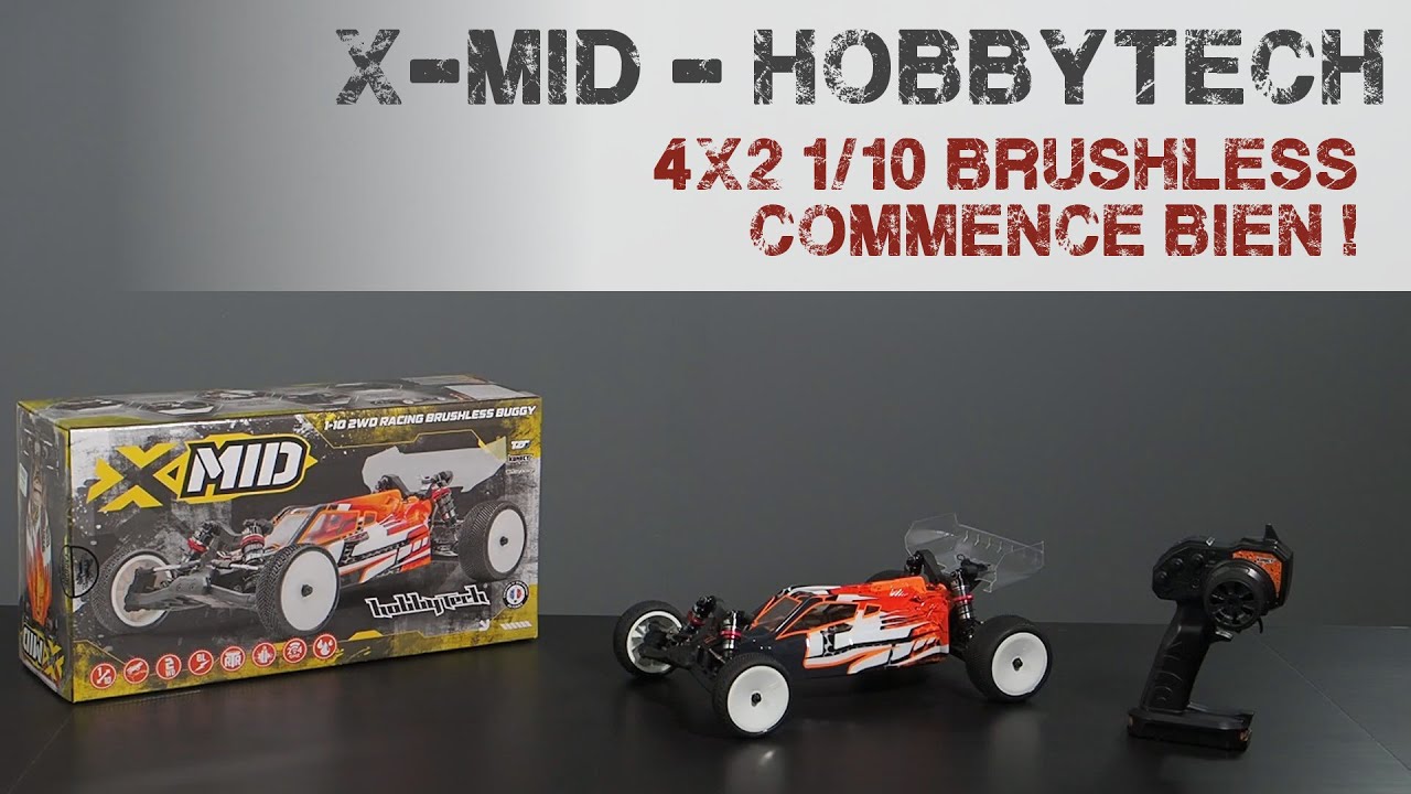 X-MID - Hobbytech - Débutez en 4x2 1/10 - brushless ARTR idéal pour aborder le circuit