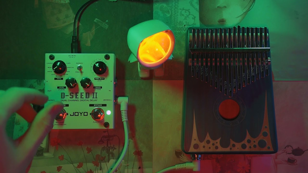 Techno jam with kalimba and joyo d-seed ii (only sound) / техно пати с калимбой и гитарной педалью