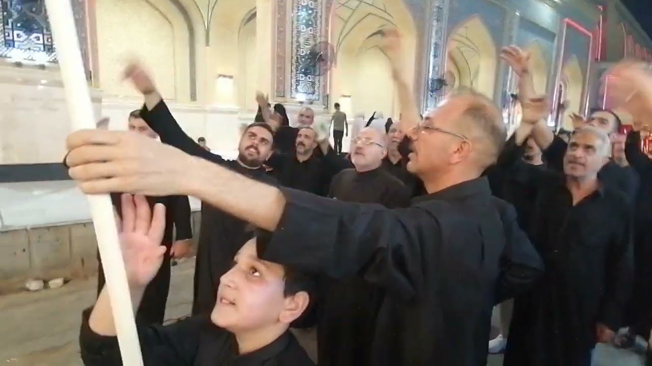 موكب سيد الشهداء طرف العمارة يعزي أمير المؤمنين عليه السلام في وفاة الامام السجاد عليه السلام