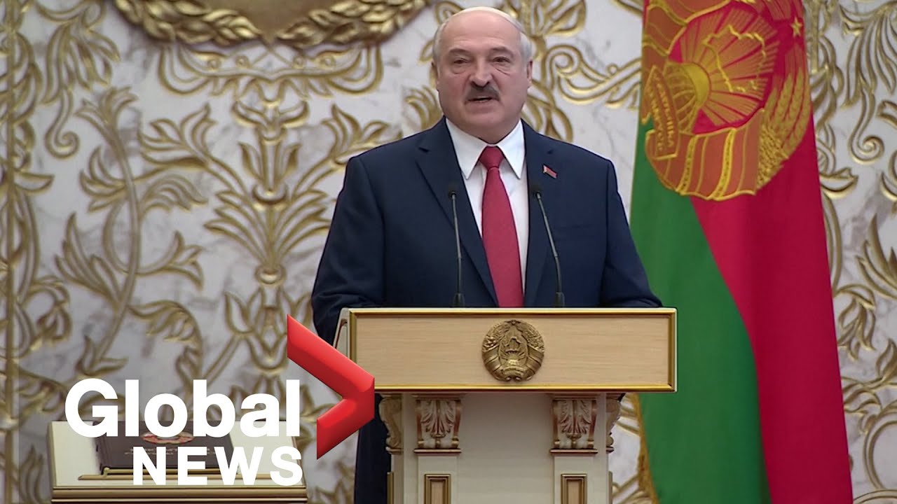Belarus President Lukashenko sworn in for new term in unexpected inauguration ceremony