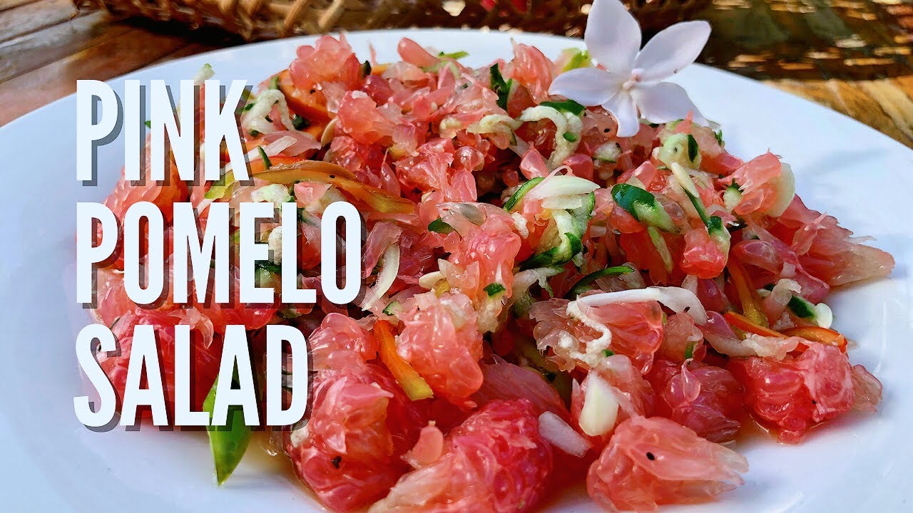 Sweet Pomelo Salad Recipe | Outdoor Cooking