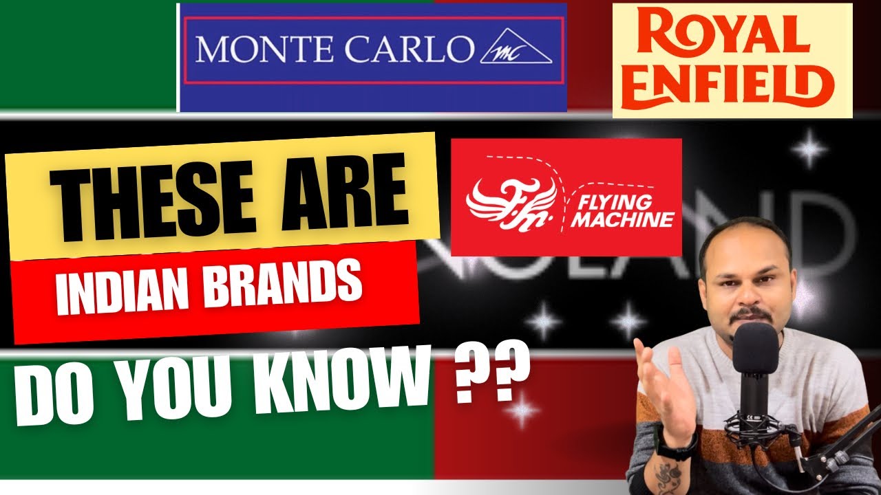 🛍️ 🛍️ Brands which sound foreign but are actually indian 🛍️🛍️