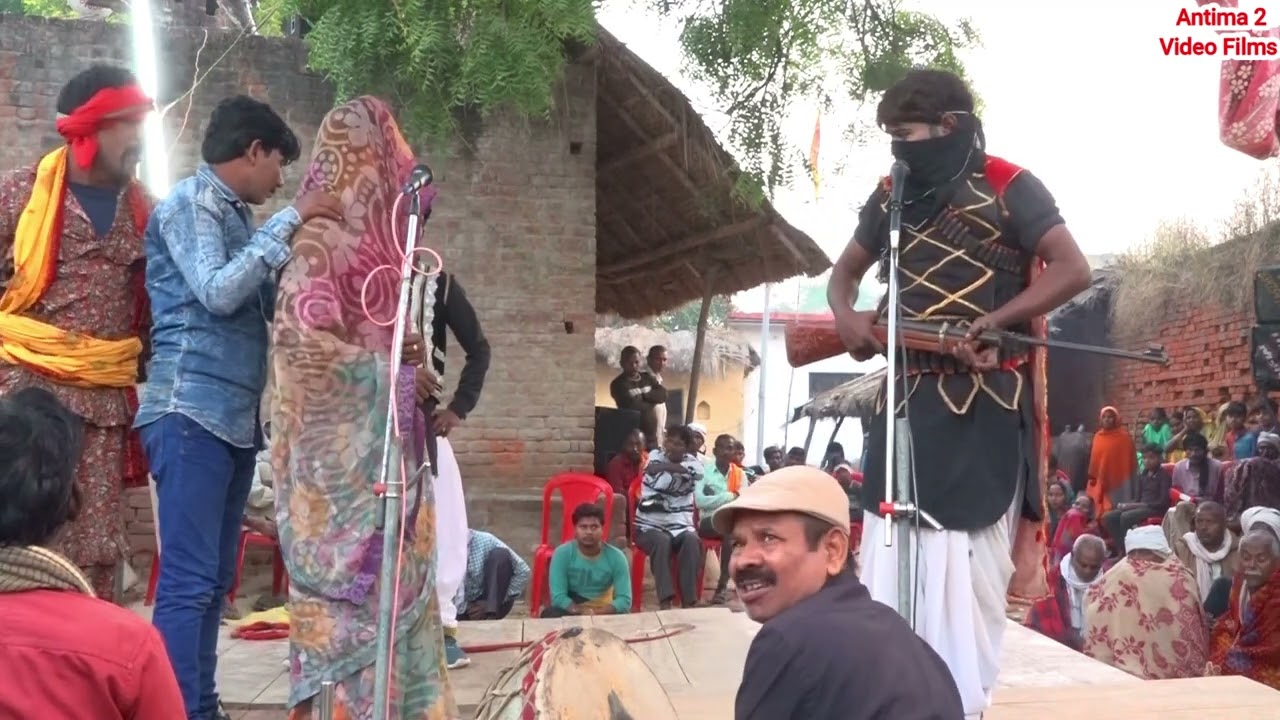 भाग - 12 दोस्ताना नौटंकी ग्रुप फतेहपुर की नौटंकी - गरीब की पुकार, उजड़ा संसार,(उर्फ) डाकू दर्शन सिंह