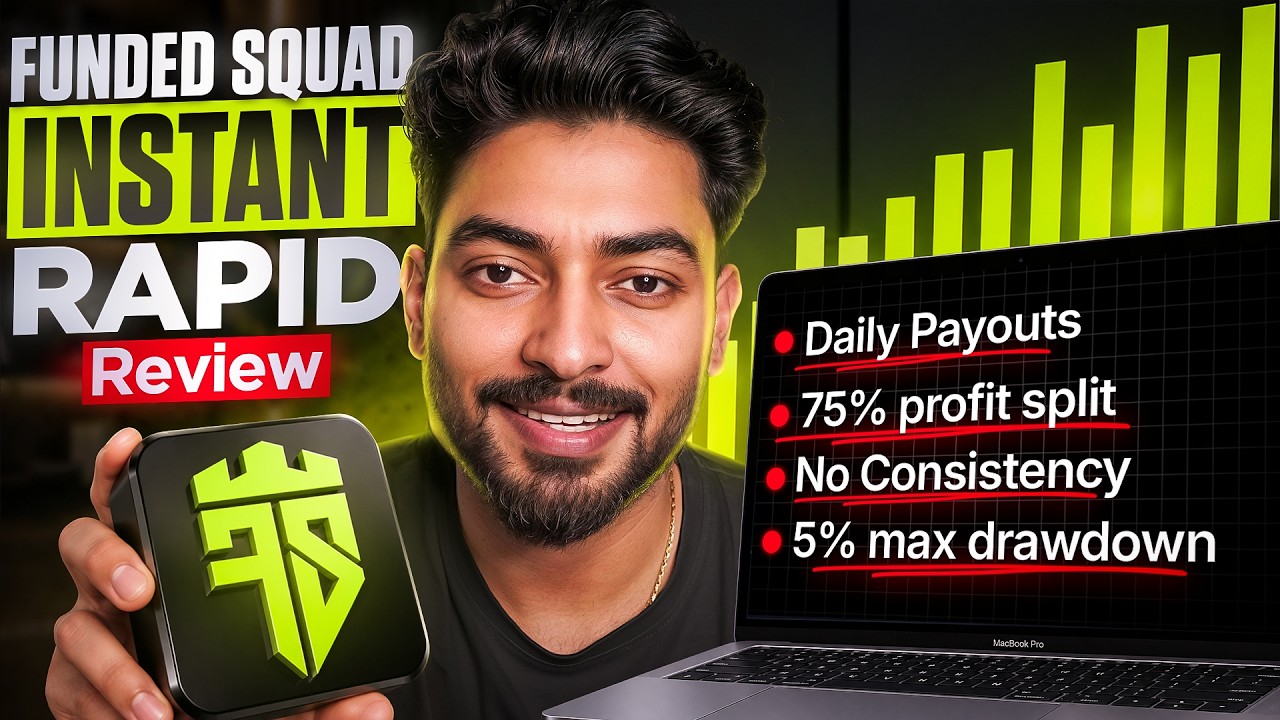 Instant Funded Account With Daily Payouts | Funded Squad Instant Rapid account Review