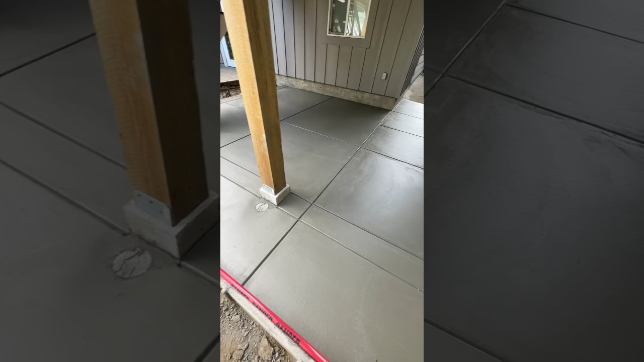 How to install a concrete patio. #diy #concrete #concretedesign #cement #howto #patio #backyard