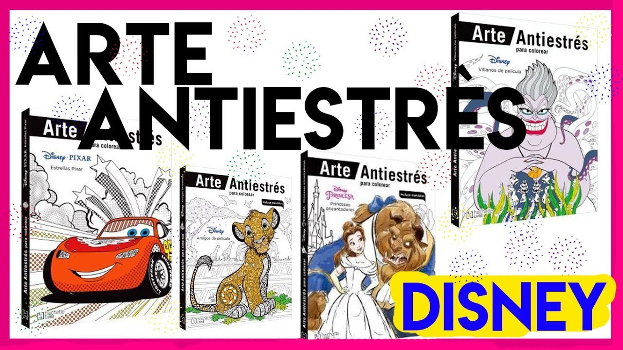 ARTE ANTIESTRES DISNEY -  Reseña a libros de mandalas y popart - Kenypop!