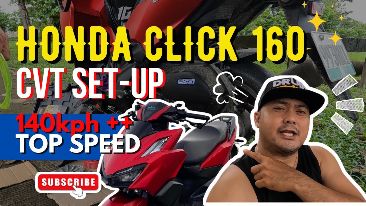 HONDA CLICK 160 | CVT UPDATE | 140kph ++ TOP SPEED 🥵🔥