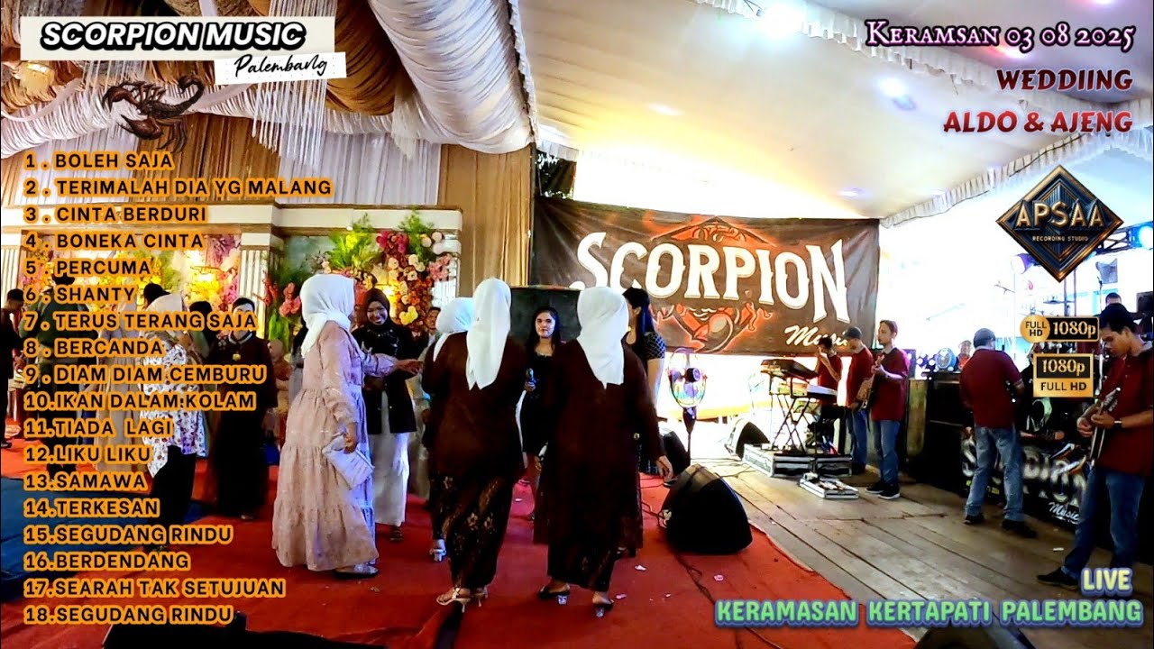 SCORPION MUSIC PALEMBANG I WD ALDO & AJENG I KERAMASAN KERTAPATI PALEMBANG