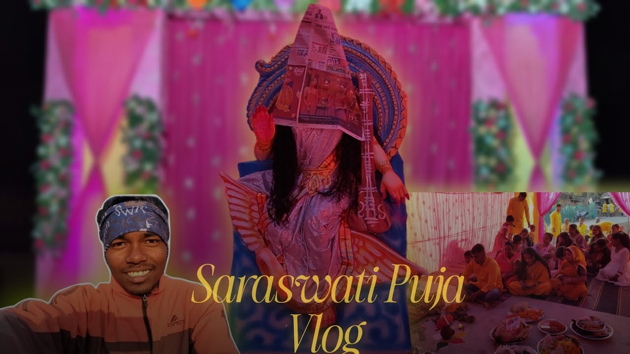 Saraswati Puja celebration Vlog #viral #funny #vlog #youtube #sambalpurivloger @Sachinkechhu 