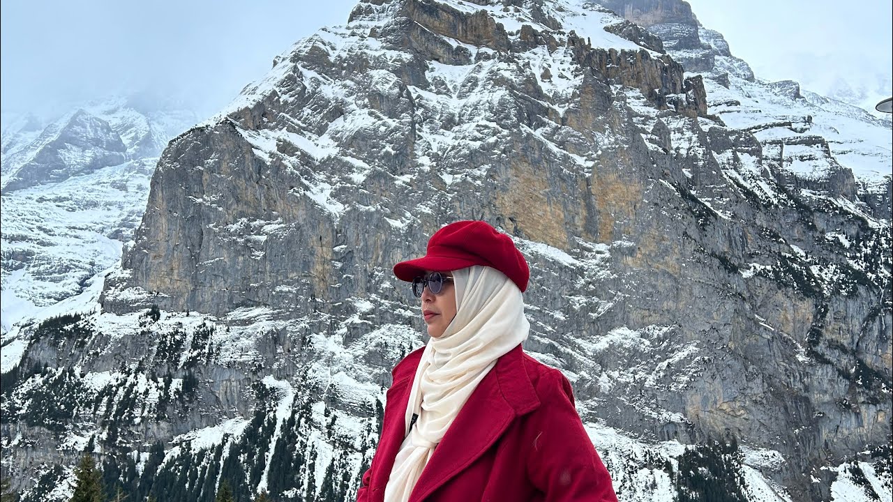 Murren, kampung tanpa kereta? Tasik, gunung ganang cantik , Swiss