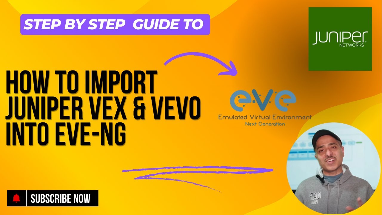 How to Import Juniper vJunos Switch & vJunos EVO into EVE-NG | Step-by-Step Lab Setup for JNCIA