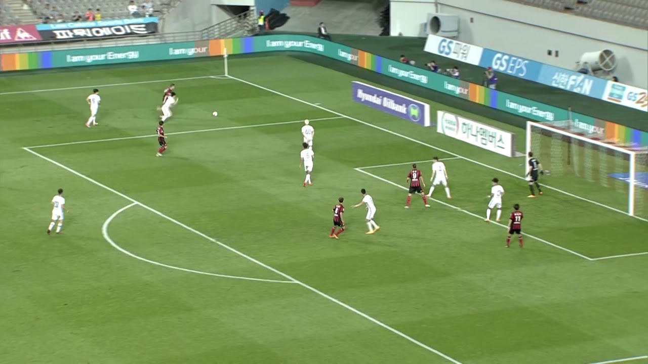 [K CLASSIC GRAPHIC GOAL] 코바의 크로스를 깔끔하게 마무리하는 윤일록
