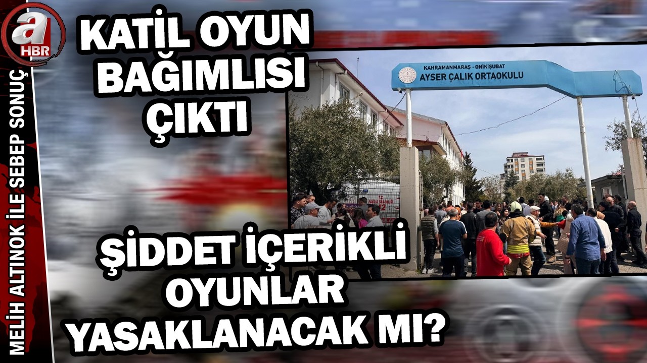 Kahramanmaraş'ta okulda silahlı saldırı! Sanal oyunlardan katil mi yetişiyor? | A Haber