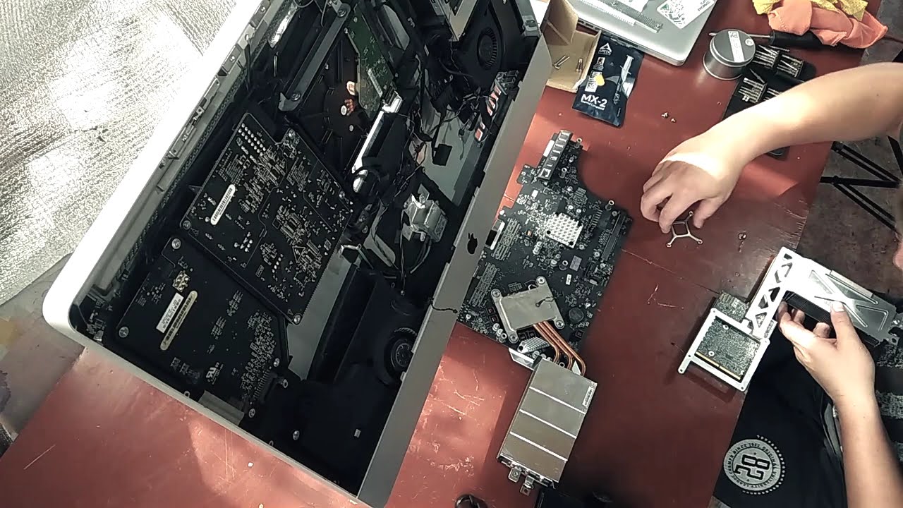 Чистка Imac 27