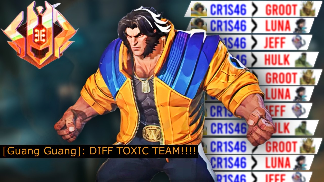 Taking People OFF THE MAP With Wolverine In Marvel RIvals!