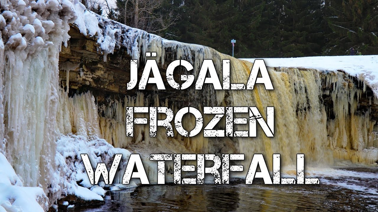 Замёрзший водопад ЯГАЛА | Эстония