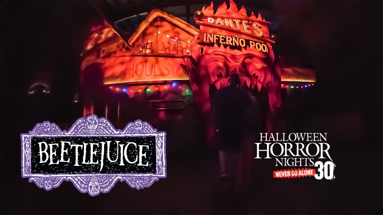 2021 Beetlejuice Haunted House Halloween Horror Nights 30 Universal Studios Florida Orlando