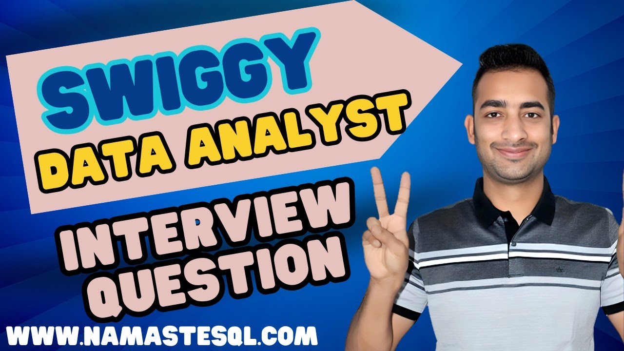 Swiggy Data Analyst SQL Interview Question and Answer