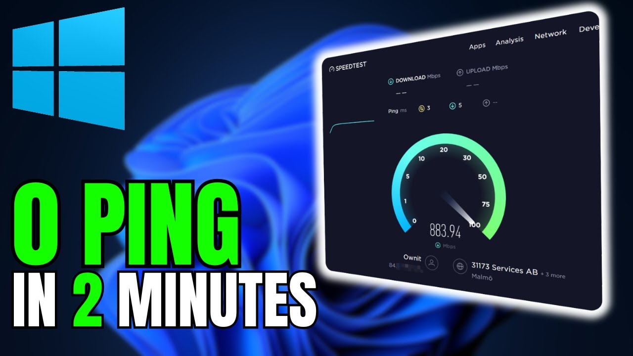 Czy mogę zwiększyć ping z 80 ms do 10 ms w 2 minuty? (Test naprawy pingu)
